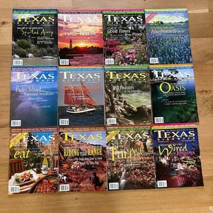 Texas Highways Magazines 2005 Lot of 12 Months Complete